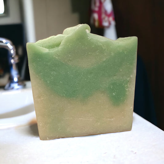 Aloe Vera & cucumber cold process soap